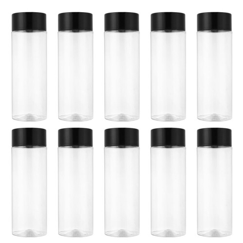 20 Stuks 400 Ml / 13,5 Oz Plastic Sapfles Transparant Grof Granen Opslagcontainer Drankfles 1