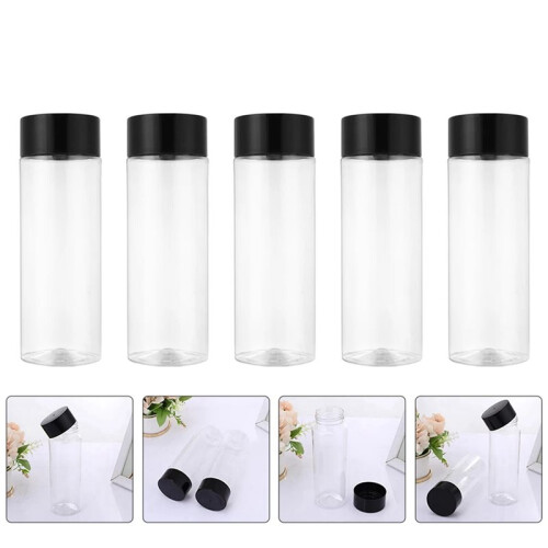 20 Stuks 400 Ml / 13,5 Oz Plastic Sapfles Transparant Grof Granen Opslagcontainer Drankfles 2