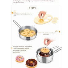 20PCS Dispenser Donut Maker Portable Waffle Mould Plastic Machine Donut Cake Mold