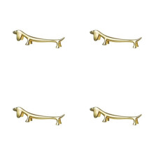 4X A Dachshund Chopstick Holder Chopsticks Rest for Hotel Restaurant Dining Table Decoration Chop Stick Stand Tableware