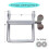 4X Toothpaste Squeezer, Metal Tube Roller, Rotating Toothpaste Dispenser, Tube Squeezer, Stainless Steel Squeezer A 6