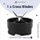 Blend Accessory Compatible for  BLSTPB ,for BLSTPB2 Blend 250W KnifeHolder Juicer Cup ,Black 4
