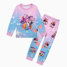 (Pink, 110) Kids Girls KPOP Demon Hunter Pyjamas Set Sleepwear Outfit Nightwear Gifts