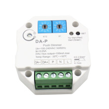 For DALI Push LED Dimmer 110v 220v 240v with Memory Function for DALI Driver or Ballasts Dimming Speed Adjustable Dimmer