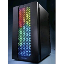 Goodmans Elite LED Colour Changing Gaming Fridge Cooler, 10L, with Remote Control, for Man Cave
