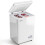 YASHE 100L Chest Freezer, Compact Deep Freezer with 2 Baskets, White 1