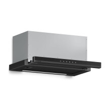 Klarstein Velaire Cooker Hood, 60cm Telescopic Kitchen Hood with Touch Control, 896 m³/h Airflow, Energy Class A++, Quiet DC Motor, LED Lighting, Car