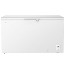 Teknix CH500 Freestanding Chest Freezer - 500L Capacity - Suitable for Garages, Outbuildings and Sheds - Refrigeration Mode - LED Light - 4 Star Free