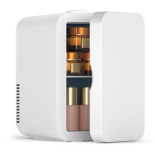 eklipt 8L Mini Fridge for Bedrooms Portable Table Top Beauty Fridge White