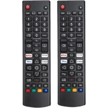 2 un Comando universal para LG Comando TV (All Models) Compatível com todos LG OLED webOS 4K Smart TV com Netflix