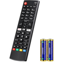 For LG TV Remote, Replacement for LG Fjernkontroll Smart TV, med Batteries - for All LG OLED ThinQ TVs - for AKB75095307 AKB75375604 AKB74915305