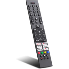 RC45137T Erstatningsfjernkontroll Kompatibel med EGL 55E23UHDS 32E23HDS1 HD Smart TV og work for Logik RC43137 L32SHE22 43FT24CA L32SHE19