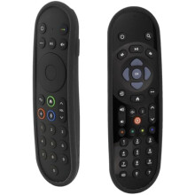 Fjärrkontroll Skyddshölje Fit för Sky Q Touch och Non-Touch Controller, Silikon Case Also för Sky Glass/Stream TV Remote, Stötsäkert - Black