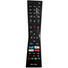 Replacement RM-C3338 JVC Diaľkové ovládanie pre Smart 4K UHD TVs - RC43101P pre JVC 2018, 2019 s Fplay YouTube Netflix tlačidlá LT-24C680