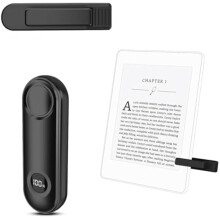 Fjernkontroll Page Turner for Kindle Paperwhite Scribe Oasis Accessories - Clicker Page Turner for iPhone, Tablets Reading Camera Video Record