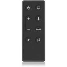 Erstatningsfjernkontroll for Bose Soundbar Series II 418775 410376 431974 845194, Ergonomic TV Sound System Fjernkontroll Adults Elderly (Black)