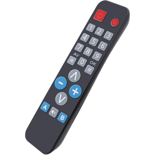 Big Button Telecomando universale per Elderly - Jumbo Size Telecomando per Easy Basic Control - Compatibile con Samsung LG Toshiba Sony JVC Panasonic