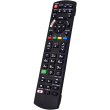Panasonic TV Erstatningsfjernkontroll Universell fjernkontroll for Panasonic Plasma Viera Smart HD TV-fjernkontroll med 2 Shortcut knapper