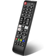 Universal Samsung Fjärrkontrolls för Smart TV med Netflix, Prime Video, Rakuten TV knappar för All Samsung TV QLED Frame Curved Solar