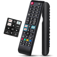Universal Samsung Fjernkontroll for Smart TVs med Netflix/Prime Video/Rakuten TV knapper, Universal Samsung TV Remote - Kompatibel med alle Most