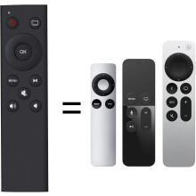 Replacement Comando compatível com Apple TV 4K Player, Fit para Apple TV 1st 2nd 3. ª geraçãoeration, para Apple TV HD