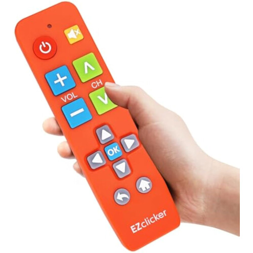 Samsung Replacement TV Remote Compatibile con Samsung TV's ONLY (Black Big Button Telecomando TV, Simplified e Easy to Use)