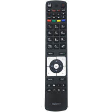 Replacement TV-fjernkontroll RC5117 for All Hitachi Techwood LUXOR Technika Digihome Alba Telefunken Polaroid FINLUX Bush Smart TV med Netflix