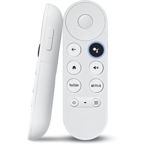 Replacement Comando de voz para Google Chromecast 4k Snow Streaming Media Player, Comando para Chromecast com Google (Comando Only)