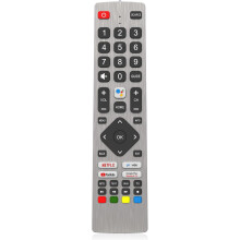 Erstatning Sharp Aquos Fjernbetjening til Aquos Ultra Smart TV, 4 Kompatibel med Multiple Sharp 4K modeller Universel
