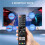 Replacement Sharp TV Remote Control SHW/RMC/0137N, Compatible with Sharp Aquos/Android T-C32FH2KF2AB Smart TV, Universal Remote Control With 4 6