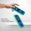 Protective Silicone Case para Roku Comandoler, Compatível com Multiple Models (Black - Glow-in-the-dark washable Silicone skin) 3
