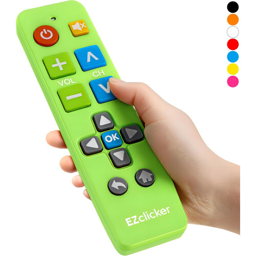 Samsung Replacement TV Remote Compatível com Samsung TV's ONLY (Black Big Button Comando TV, Simplified e Easy to Use) 1