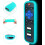 Protective Silicone Case para Roku Comandoler, Compatível com Multiple Models (Black - Glow-in-the-dark washable Silicone skin) 7