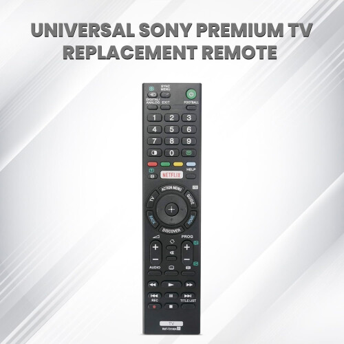 Universal Replacement Comando para Sony TVs – Compatível com todos Sony Televisions (, , Plasma Black (Pack of 1) ) 1