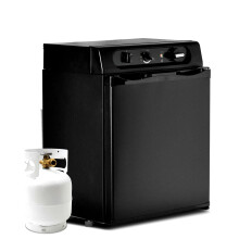 Smad Gas Fridge 40L, 3 Way Camping Fridge 12V 240V, Absorption, Slient