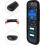 Protective Silicone Case para Roku Comandoler, Drop-Proof e Washable Capa, Compatível com Multiple Models (Black - Soft washable Silicone) 7