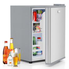 LIKEEM Mini Fridge 58L, Low Noise Tabletop Refrigerator with 7 Level Temperature Control 6C – 18C, Interior Light & Removable Door Seal, Compact