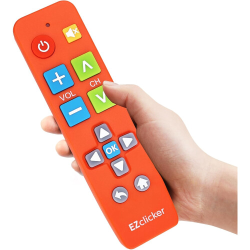 Samsung Replacement TV Remote Compatibile con Samsung TV's ONLY (Black Big Button Telecomando TV, Simplified e Easy to Use) 1