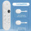 Replacement Comando de voz para Google Chromecast 4k Snow Streaming Media Player, Comando para Chromecast com Google (Comando Only) 2