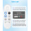Replacement Comando de voz para Google Chromecast 4k Snow Streaming Media Player, Comando para Chromecast com Google TV HD/4K, Voice 6