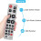 Seniors Elderly Big Button Universal Extra Large Comando UNOCAR - Jumbo Giant Remote, Simple Easy Basic Control, para LG Samsung Sony JVC 5