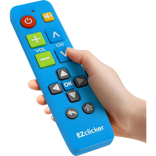 Samsung Replacement TV Remote Compatível com Samsung TV's ONLY (Black Big Button Comando TV, Simplified e Easy to Use) 1