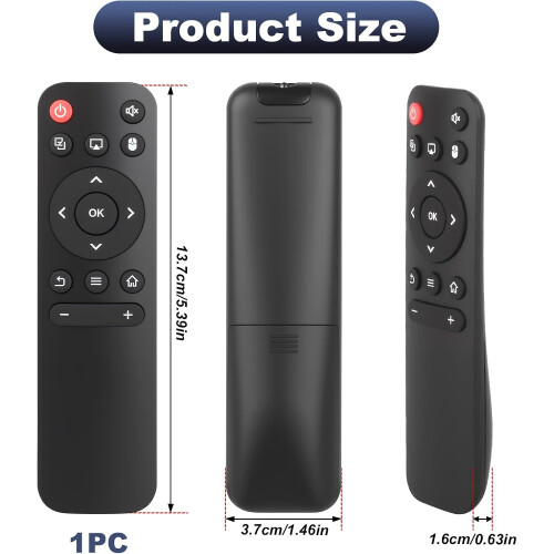 Smart Comando compatível com HY300 HY320 Pro, Projector Comando para Xgody Gimbal 3 Maypug P1 Mini Gaimoo GM200, Projector 2