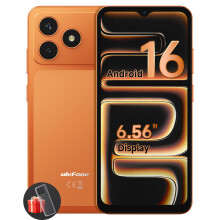 Ulefone Note 23 Mobile Phones, Android 16 Go Phone Unlocked, 6.56" Display, 20GB+32GB, 4G Dual SIM Cellphone, Three Card Slots, Entry-Level Smartphon
