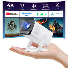 Mini Projector Portable 2026 Upgraded Built in Apps Android 14, 26000 Lux 1080P