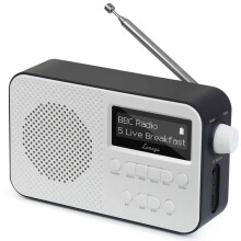 LEMEGA PR2 Max DAB Radio, Bluetooth 5.3, LCD Display, AA Battery, Black