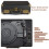 Retrolife Record Player 3-Speed Bluetooth Suitcase Turntable, Dark Black 4