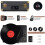 Retrolife Record Player 3-Speed Bluetooth Suitcase Turntable, Dark Black 3