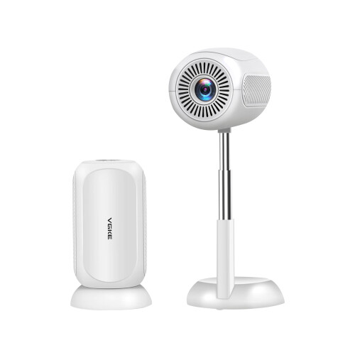 VGKE Mini Projector Portable 4K Support, Autofocus/Keystone Correction 15000 Lum