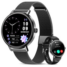 Smart Watch for Women,Answer/Make Calls, 1.26" HD Fitness Watch with 2 Watch Straps, 2026 Smartwatch with Heart Rate,Sleep,Stress Monitor,100+ Sports